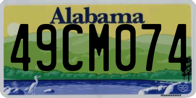 AL license plate 49CM074