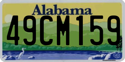 AL license plate 49CM159