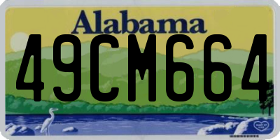 AL license plate 49CM664