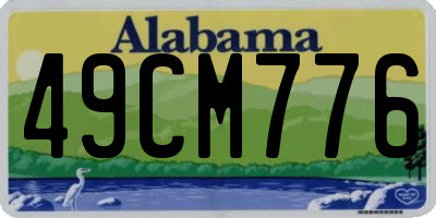 AL license plate 49CM776