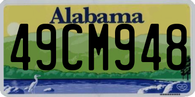 AL license plate 49CM948