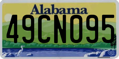AL license plate 49CN095