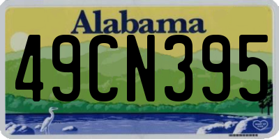 AL license plate 49CN395