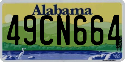 AL license plate 49CN664