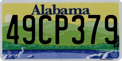 AL license plate 49CP379