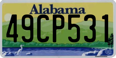 AL license plate 49CP531