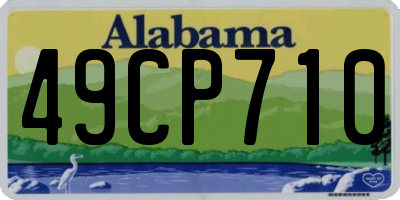 AL license plate 49CP710