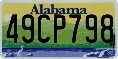 AL license plate 49CP798