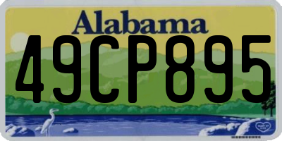 AL license plate 49CP895