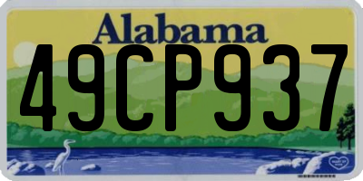 AL license plate 49CP937