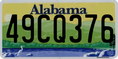 AL license plate 49CQ376