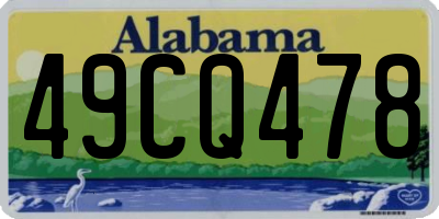 AL license plate 49CQ478
