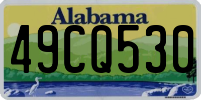 AL license plate 49CQ530