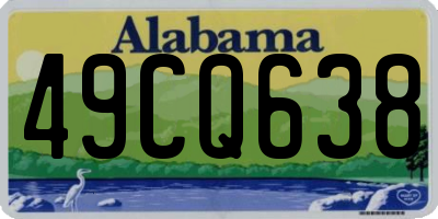 AL license plate 49CQ638
