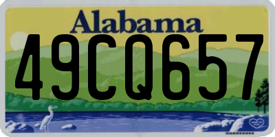 AL license plate 49CQ657