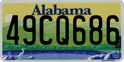 AL license plate 49CQ686