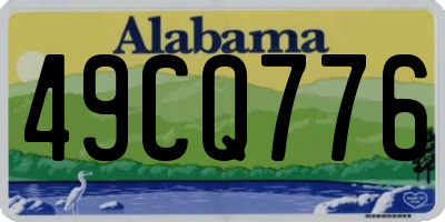 AL license plate 49CQ776