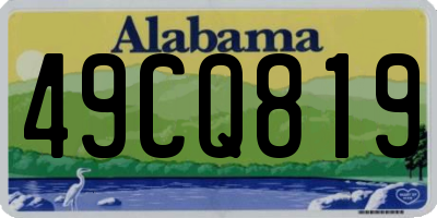 AL license plate 49CQ819