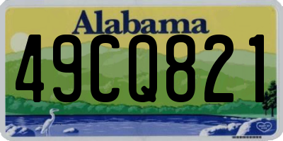 AL license plate 49CQ821