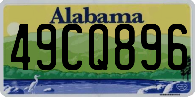AL license plate 49CQ896