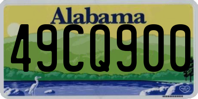 AL license plate 49CQ900