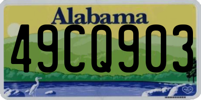 AL license plate 49CQ903
