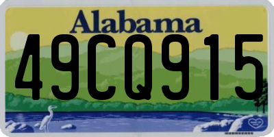 AL license plate 49CQ915