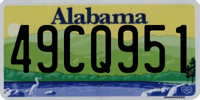 AL license plate 49CQ951