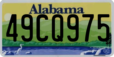 AL license plate 49CQ975