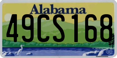 AL license plate 49CS168