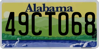 AL license plate 49CT068