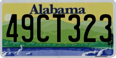 AL license plate 49CT323