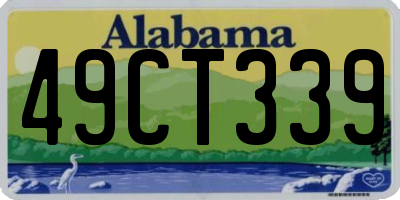 AL license plate 49CT339