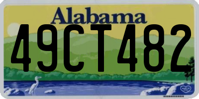 AL license plate 49CT482