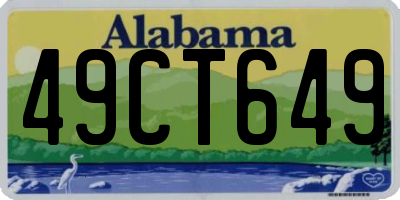 AL license plate 49CT649