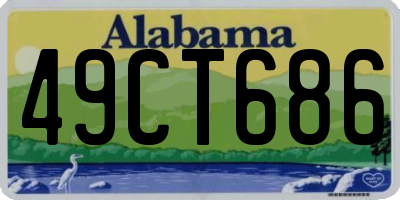 AL license plate 49CT686