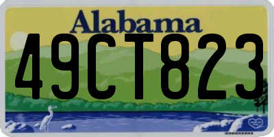 AL license plate 49CT823