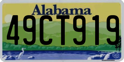 AL license plate 49CT919