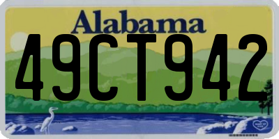 AL license plate 49CT942