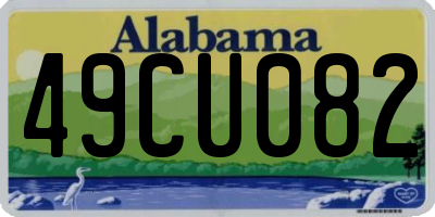 AL license plate 49CU082