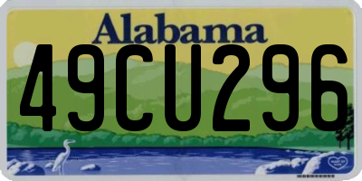 AL license plate 49CU296