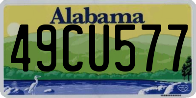 AL license plate 49CU577