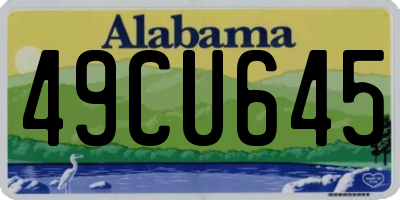 AL license plate 49CU645