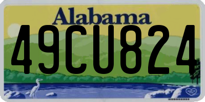 AL license plate 49CU824