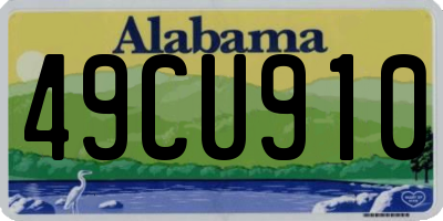 AL license plate 49CU910