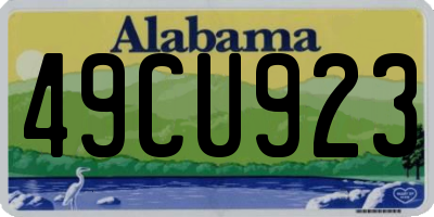 AL license plate 49CU923