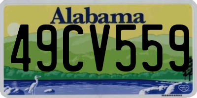 AL license plate 49CV559