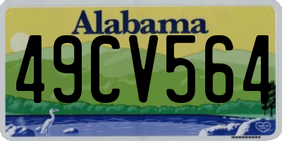AL license plate 49CV564