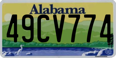 AL license plate 49CV774