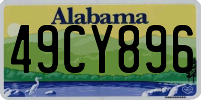 AL license plate 49CY896